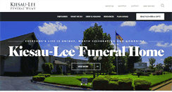 Desktop Screenshot of lee-funeralhomes.com