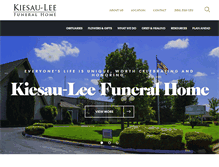Tablet Screenshot of lee-funeralhomes.com